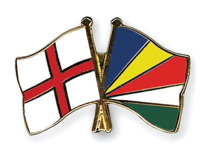 Fahnen Pins England Seychellen