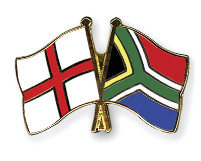 Fahnen Pins England Sdafrika