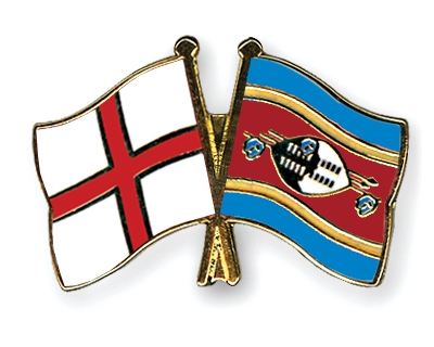 Fahnen Pins England Swasiland