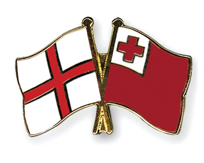 Fahnen Pins England Tonga