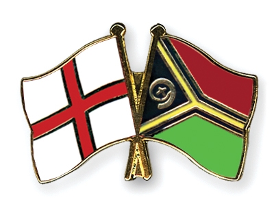 Fahnen Pins England Vanuatu