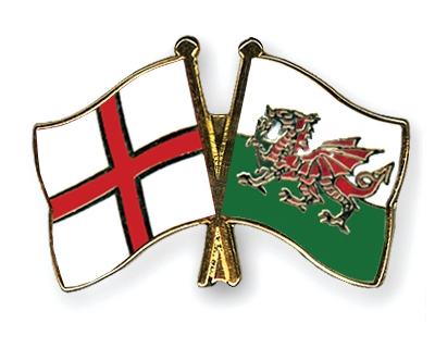 Fahnen Pins England Wales