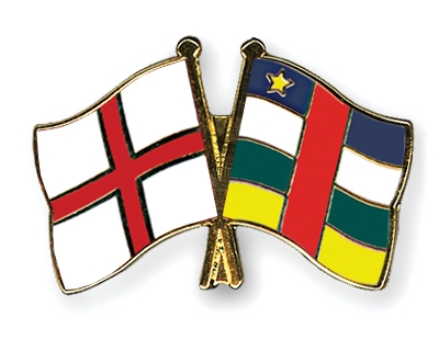 Fahnen Pins England Zentralafrikanische-Republik