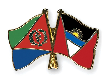 Fahnen Pins Eritrea Antigua-und-Barbuda