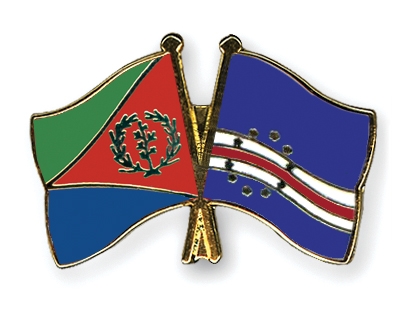 Fahnen Pins Eritrea Kap-Verde