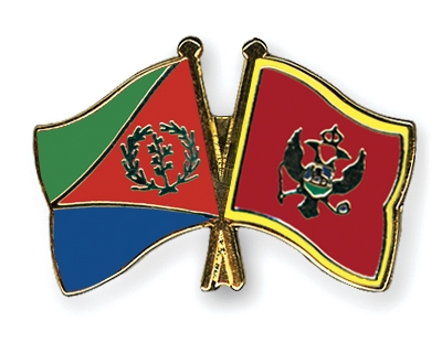 Fahnen Pins Eritrea Montenegro