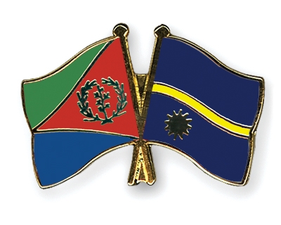 Fahnen Pins Eritrea Nauru