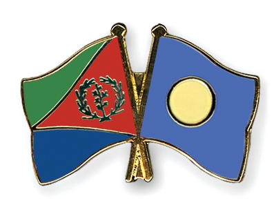 Fahnen Pins Eritrea Palau