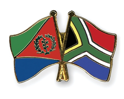 Fahnen Pins Eritrea Sdafrika