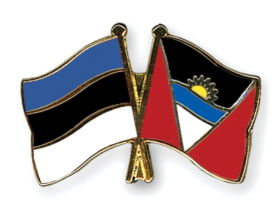 Fahnen Pins Estland Antigua-und-Barbuda