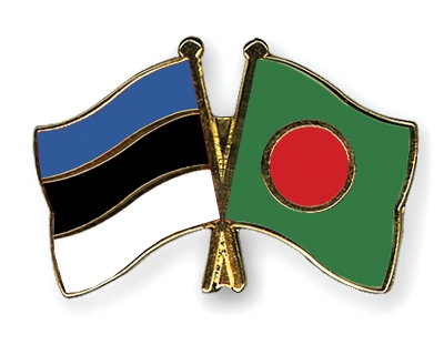 Fahnen Pins Estland Bangladesch