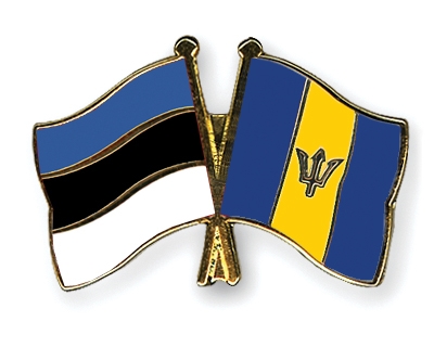 Fahnen Pins Estland Barbados