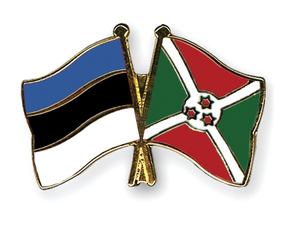 Fahnen Pins Estland Burundi