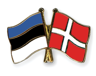 Fahnen Pins Estland Dnemark