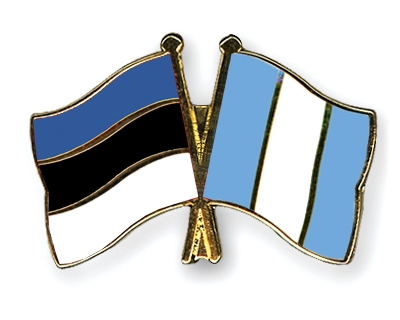 Fahnen Pins Estland Guatemala