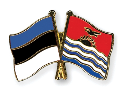 Fahnen Pins Estland Kiribati