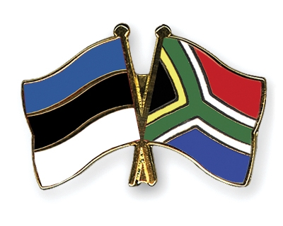 Fahnen Pins Estland Sdafrika