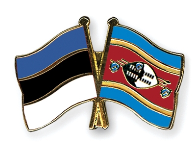 Fahnen Pins Estland Swasiland