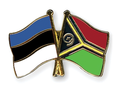 Fahnen Pins Estland Vanuatu