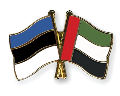 Fahnen Pins Estland Ver-Arab-Emirate