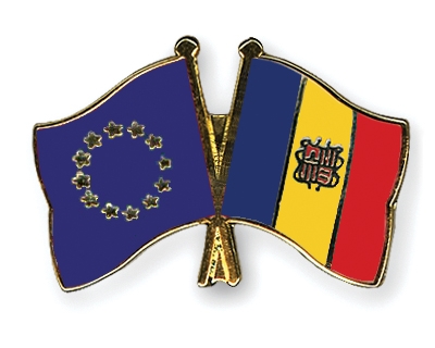 Fahnen Pins Europa Andorra