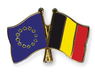 Fahnen Pins Europa Belgien