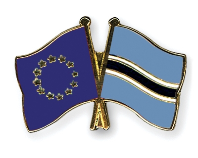 Fahnen Pins Europa Botsuana