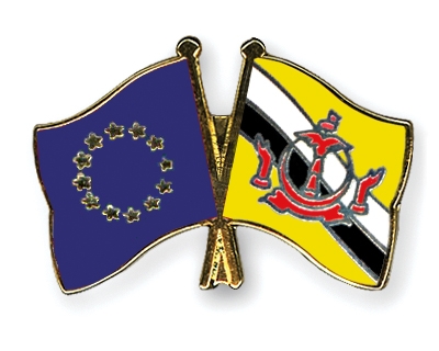 Fahnen Pins Europa Brunei-Darussalam