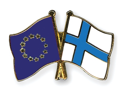 Fahnen Pins Europa Finnland