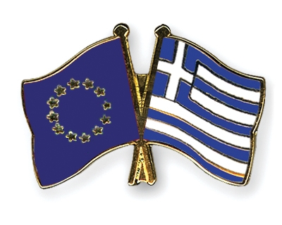 Fahnen Pins Europa Griechenland