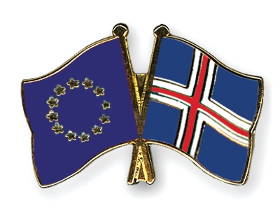 Fahnen Pins Europa Island