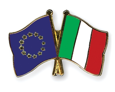 Fahnen Pins Europa Italien