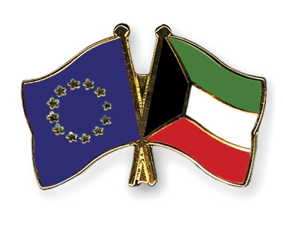 Fahnen Pins Europa Kuwait