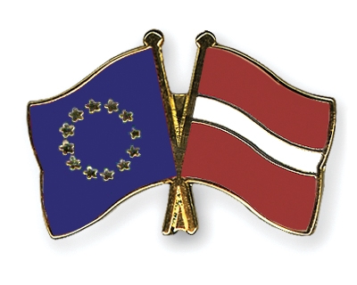 Fahnen Pins Europa Lettland