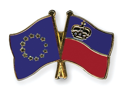 Fahnen Pins Europa Liechtenstein
