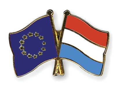 Fahnen Pins Europa Luxemburg