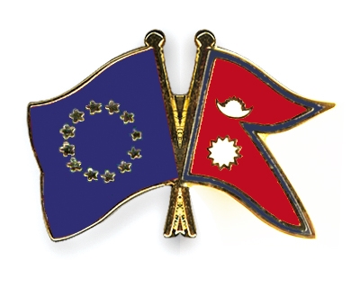 Fahnen Pins Europa Nepal