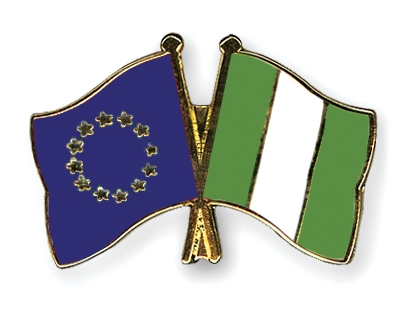Fahnen Pins Europa Nigeria