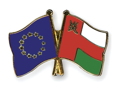 Fahnen Pins Europa Oman