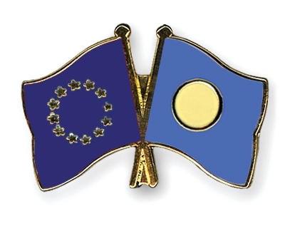 Fahnen Pins Europa Palau