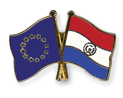 Fahnen Pins Europa Paraguay