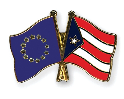 Fahnen Pins Europa Puerto-Rico