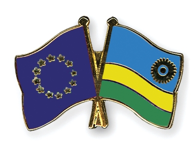 Fahnen Pins Europa Ruanda
