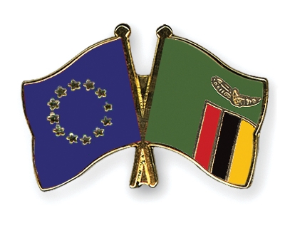 Fahnen Pins Europa Sambia