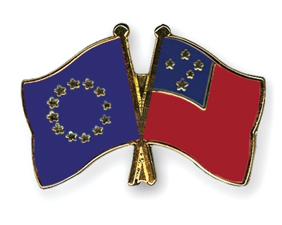 Fahnen Pins Europa Samoa