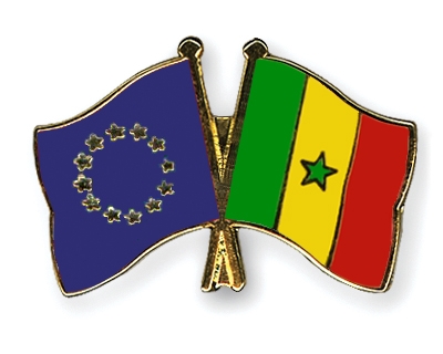 Fahnen Pins Europa Senegal