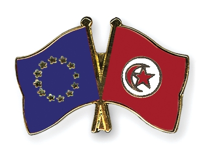 Fahnen Pins Europa Tunesien