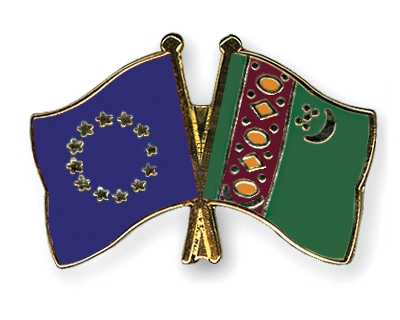 Fahnen Pins Europa Turkmenistan