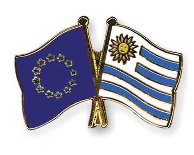 Fahnen Pins Europa Uruguay