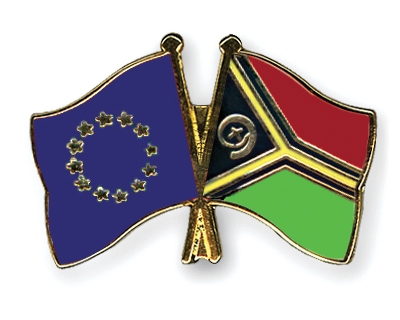 Fahnen Pins Europa Vanuatu